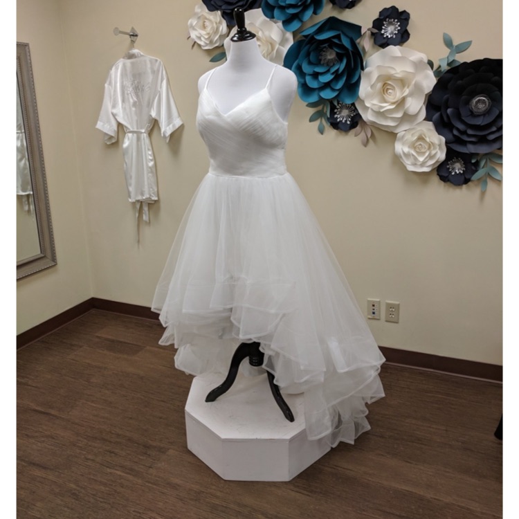 High-Low Wedding Gown Bridal Dress Size 16 Corset Back Can Fit 14 12 18